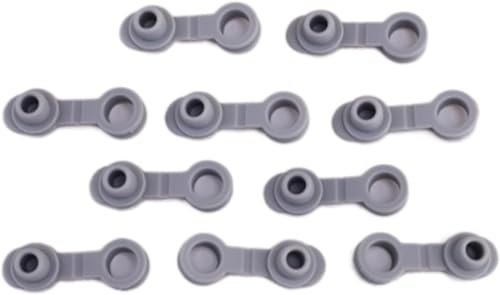Sluswallow 10Pcs Grey Universal Silicone Sealing Bottle Straw Hole Grommets Stopper Lids Straw Plug Replacement Tumber 20/30Oz Thermos Cup, Wine Stoppers, Wine Stoppers and Pourers