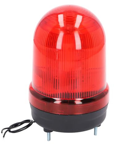 Industriealarm, Rotierender Stroboskop-Mute-Alarm Mini IP54 Hervorragende Wasserdichte Leistung für Werkstätten (12V)