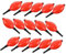 Amosfun 15St Hand pumpe Raketenluft Ballonaufblasgerät luftreiniger Ballonpumpe Staubreinigungskugel Ballon Luftpumpe Handlich Gebläse Kamera Aufblasvorrichtung Plastik