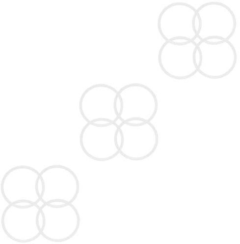 SUPVOX 12pcs Thermal Bottle Sealing Ring Silicone Ring for Insulated Water Bottle Leakproof Lids