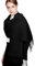 Jnidesier Pashmina-Schals und Umhänge für Damen, weicher Schal für Abendkleider und Hochzeiten mit Quasten, leicht und warm, Schwarz, Groß