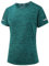 Peakwell Damen Sportshirt Atmungsaktiv T-Shirts Top Kurzarm Laufshirts Funktionsshirts Sport Oberteile (Smaragdgrün, M)