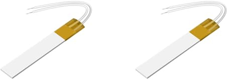 Pyugxab 2X Elemento Calefactor CeráMico de 36 V, Hoja Calefactora de Alta Temperatura de 300 °C, para Calentadores de Aire Caliente PequeñOs, Industriales, 15 X 70 X 1,3 mm