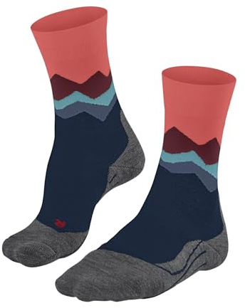 FALKE Damen TK2 Crest Wandersocken mittelstarke Polsterung antiblasen | Hoher Komfort im Mittelgebirge