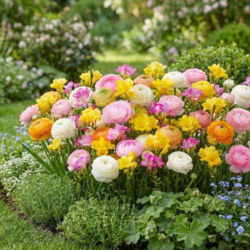 Blumenzwiebeln Mehrjährig Winterhart - Ranunkeln & Freesien Kollektion