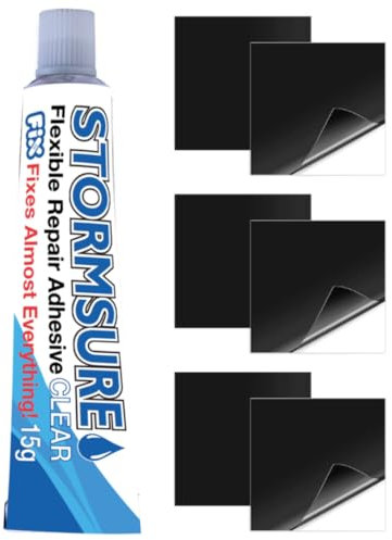 Kit di riparazione per vasca idromassaggio, autoadesivo per riparazione barca, kayak, vasca idromassaggio, piscina, spa gonfiabile, colla impermeabile in PVC, tutto il materiale in vinile PVC, nastro