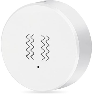 Zigbee Vibration and Tilt Sensor Works with Alexa,Hub Required,for Doors and Windows,Drawers and Cabinets,Safe,Wall.