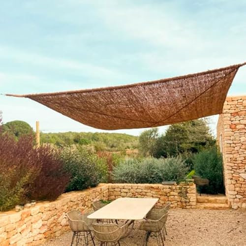 VDC Voile ombrage en fibre de coco / Voile d'ombrage / 100 % Naturels et Écologiques / 60 %