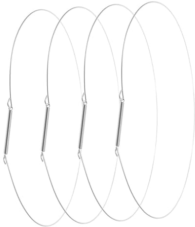 SHINEOFI 4pcs Washing Machine Door Seal Spring Assembly Wire Retaining Ring Washer Seal Spring Ring Prevents Water Leaks