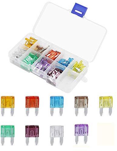 AHL 90 fusible mini voiture fusible moto fusible voiture lot mini fusibles auto 5A 7.5A 10A 15A 20A 25A 30A 35A 40A