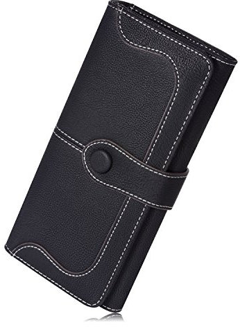 JMSIA UOJC Black wallet, Acrylic