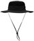WANYING Damen Herren Outdoor Bucket Hut Fischer Hut Buschhut Atmungsaktiv Schnelltrocknend Sonnenschutz - für Kopfumfang 56-60 cm Schwarz