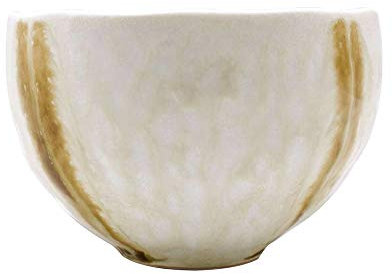 GOTOUCHI Ceramic Matcha Bowl Chawan Mino Tea Cup Made in Japan for Authentic Japanese Traditional Tea Ceremony and Everyday Use Handcrafted in Japan 500ml (Wabisabi Ameyu Tokusa)