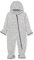 Playshoes Fleece-Overall Unisex Kinder Jumpsuit, grau Strickfleece, 92