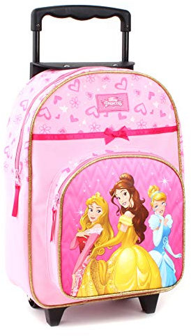 Disney Prinzessinnen Trolley Rucksack für Mädchen - Rosa