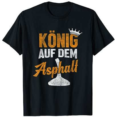 Eisstock Herzschlag Stocksport Stockschießen T-Shirt