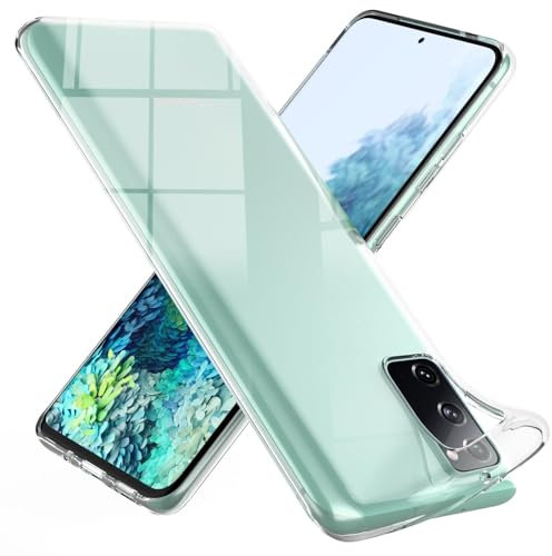 NALIA Chiaro Cover compatibile con Samsung Galaxy S20 FE Custodia, Trasparente Sottile Cristallo Silicone Gomma Copertura Protettiva, Crystal Clear Case Resistente Morbido Antiurto Rugged Bumper
