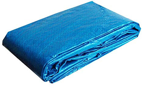 Vigcebit Piscine Rectangulaire, Bâche Protection pour Piscine Cadre Tissé Anti-UV 220X150/ 260X160/ 300X200/ 400X211cm