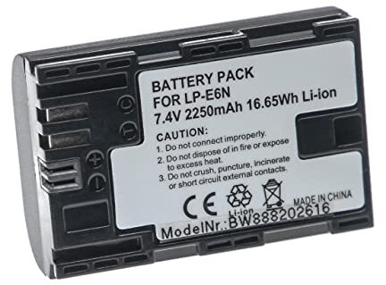 vhbw Akku kompatibel mit Tether Tools Air Direct Kamera (2250 mAh, 7,4 V, Li-Ion), Infochip
