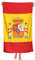 AOOEDM Toallas de Playa con Bandera de España, sábanas de baño, Funda de Toalla Grande para Mujeres y Hombres, Manta de 32x52 Pulgadas