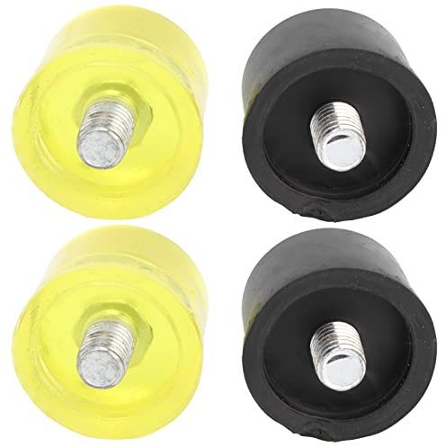 Hammer Gummi-Schlagkopf, Gummihammer-Hammer-Ersatzspitzen-Set Gelb-Schwarz-Plastik-Schlaghammerspitze (Ø40mm)