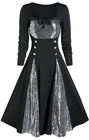 Singular-Point HexenkostüM Damen Vampir Kostüm Gothic Hexe Mittelalter Halloweenkostüm