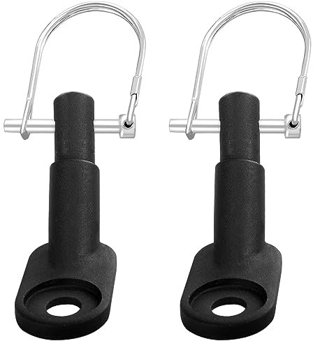 AICARS Fahrradanhängerkupplung mit Adapter Zubehör Upgrade Dicker Fahrradanhänger Kupplung Stecker für Kinderanhänger, Haustieranhänger und Lastenanhänger - 2 Stück