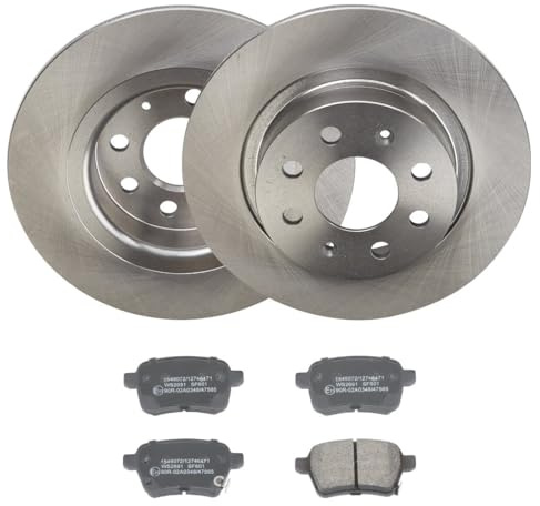 RIDEX Bremsenset Hinten 264mm Bremsscheiben und Bremsbeläge Kompatibel mit OPEL Corsa E Schrägheck X15