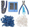 Herramienta de Crimpado RJ45 Crimpadora de Paso con Cabeza de, Pelacables para Probador de Cables