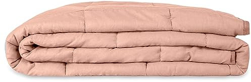 Wrap-Ninja Gewichtsdecke 135x200 5 kg Anti Stress Therapiedecke 100% Baumwolle Decke für Besseren Schlaf Weighted Blanket Schwere Decke Oeko-TEX 100% für Erwachsene