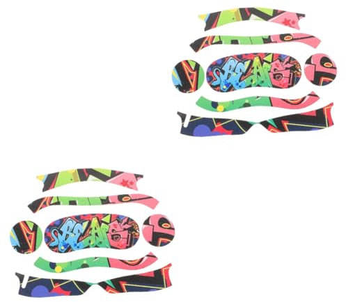 UKCOCO Brillenzubehör 2 Blätter 4 Aufkleber Kopfbedeckung Schutz Spielkonsole Applikationen 3D Regler PVC Zubehör Für Vr-Brillen