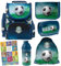 Goldkids - Schulranzen für Jungen, 6er-Set - Schul-Rucksack für Kinder mit Federmäppchen - Schuhbeutel und Hausaufgabenheft - Fußball Motiv - 1-3 Klasse