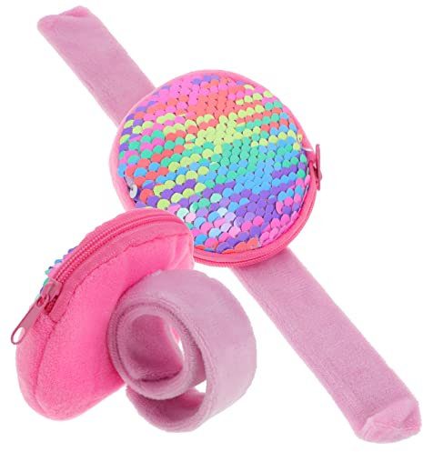 MOLUCKFU 2stücke Slap-armband Mit Geldbörse Für Junge Mädchen Partygeschenk Spielzeug Für Jungen Und Mädchen Handgefertigt Für Geburtstage Und Feste
