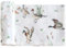 LifeTree Baby Pucktuch Musselin Tuch, 120x120cm Musselin Swaddle Decke Baby Bambus Baumwolle Swaddle Wrap für Junge und Mädchen, Mallard Duck Design