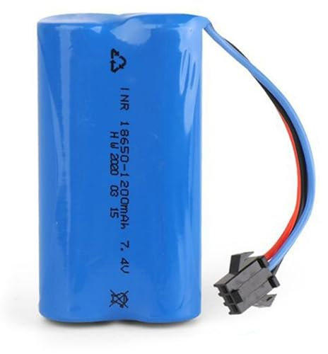 ZWDCVFGK 7.4V 1200mAh 18650 Polymer Lithium Battery,for Electric Remote Control Four-Wheel Drive Climbing Vehicle