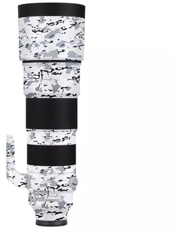 Camera Lens Premium Protector Film Sticker for Sony FE 200-600mm F5.6-6.3 G OSS Skin Vinyl Wrap Film Body Protective Decal Protector Coat 200-600 5.6-6.3(Snow Camouflage)
