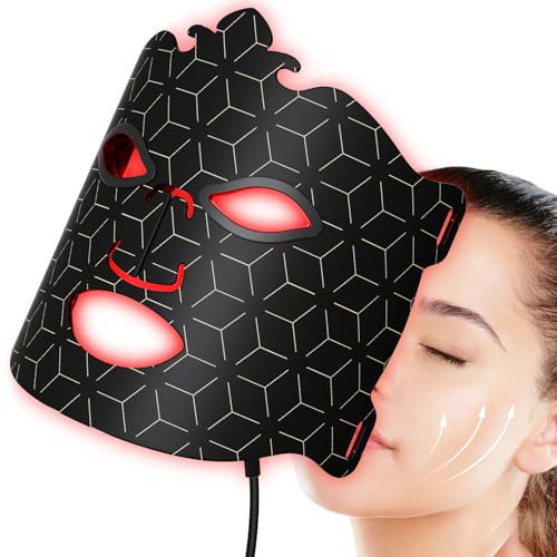 Profey Maschera Led Viso in 7 Colori,LED Mask ha Effetti Di Ringiovanimento Della Pelle,Antietà e Antirughe,Maschera Viso Led con Materiale Morbido,Essere Utilizzato a Casa