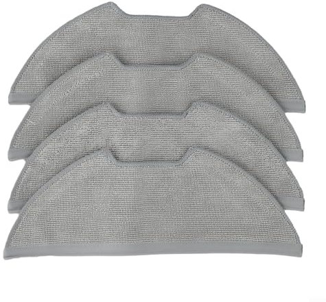 Homeponnew 4/10 trapos de fregona, para M9/para E10S/ para aspiradoras robot A8, recoge eficazmente la suciedad, el polvo y los desechos, para familias con niños y mascotas, mantiene un aire más