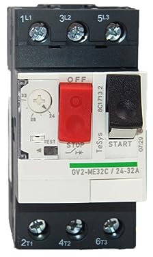 Interruttore automatico magnetotermico GV2-ME32C 24-32A Corrente di intervento elettromagnetica 416A 690VAC 1 pz