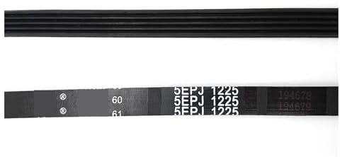 5EPJ1225 Washing Machine Belt, Compatible for Hoover, Compatible for Candy, 41021973 41039460 1225J5, Washing Machine Repair Parts Belt Replacement(2pcs)