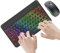Clavier et sans fil rétro-éclairés, touches de clavier sans fil - clavier rétro-éclairé 7 couleurs avec,claviers pour ordinateur portable, accessoires électroniques pour l'école