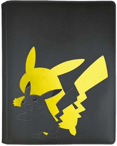 kompatibel für Pokemon Zippered Sammelalbum Binder Album Portfolio UP 9 Pocket für 360 Karten Pikachu Elite Series
