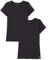 Amazon Essentials Women's Active Quick Dry Tech Stretch Short-Sleeve Crewneck T-Shirt (Available in Plus Size), Pack of 2, Black, L