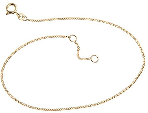 Silberketten-Store Fußkette Panzer - 1,2mm Breite - Länge wählbar 23-30cm - echt 333 Gold