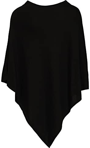 Zwillingsherz Poncho-Schal mit Baumwolle - Hochwertiges Cape für Damen - XXL Umhängetuch und Tunika mit Ärmel - Strick-Pullover - Sweatshirt - Stola für Sommer und Winter von Cashmere Dreams