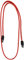 PremiumCord Cable de Datos SATA 1, 5/3, 0 Gbit/s, Color Rojo