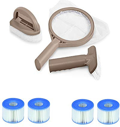 Intex PureSpa - Kit di manutenzione per vasca idromassaggio e cartucce filtro Intex tipo S1 (2 pezzi)