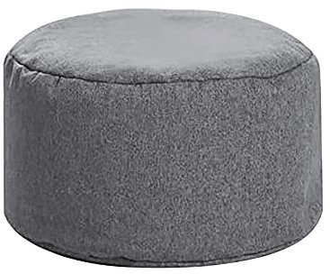 BAULMD Waschbar Pedal Hocker Pad, Modern Home Fußbank Trendiger Fußbank Beistelltisch, Herausnehmbaren Griff Rund Pouf Sitzhocker, Point schwarz Nylon-Hocker (Grau)