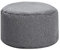 BAULMD Waschbar Pedal Hocker Pad, Modern Home Fußbank Trendiger Fußbank Beistelltisch, Herausnehmbaren Griff Rund Pouf Sitzhocker, Point schwarz Nylon-Hocker (Grau)