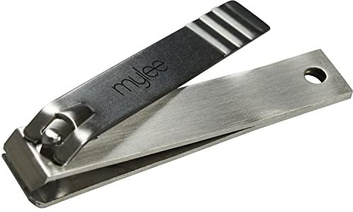 Mylee Large Nail Clippers - Professional Gel Manicure Prep Cutters Tool, Repair and Trim Perfect Fingernail & Toenail, Travel-Friendly Carbon Steel Clipper for Healthy Nails, for Salon and Home Use